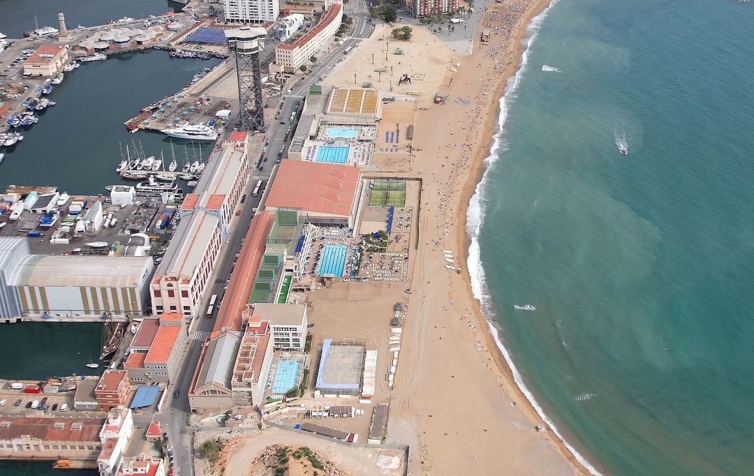 Playa Sant Sebastià, Barcelona / Fuente: mapama.gob.es