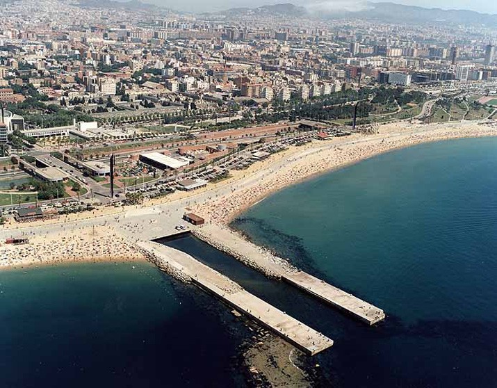 Playa El Bogatell, Barcelona / Fuente: mapama.gob.es