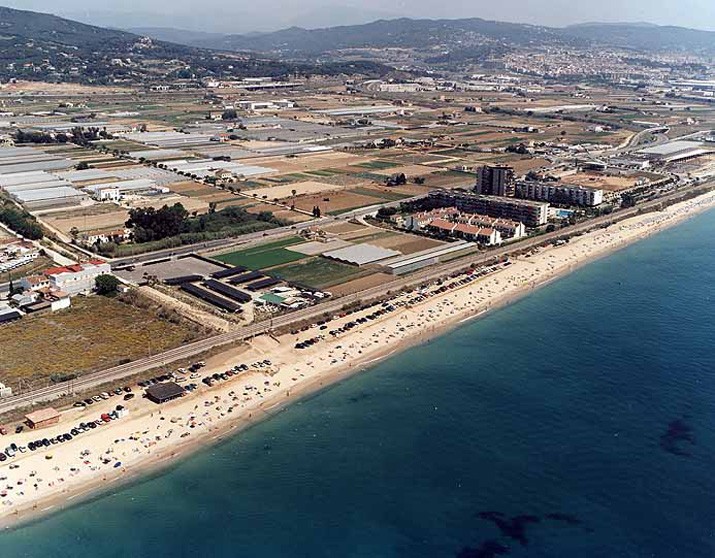 Playa Cabrera, Cabrera de Mar, Barcelona / Fuente: mapama.gob.es
