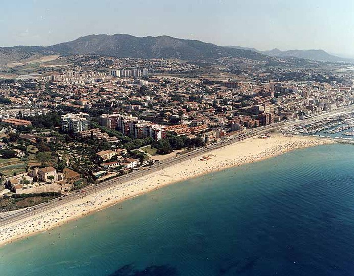 Playa Masnou, El Masnou, Barcelona / Fuente: mapama.gob.es