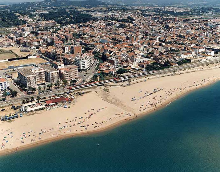 Playa Malgrat Centre, Malgrat de Mar, Barcelona / Fuente: mapama.gob.es