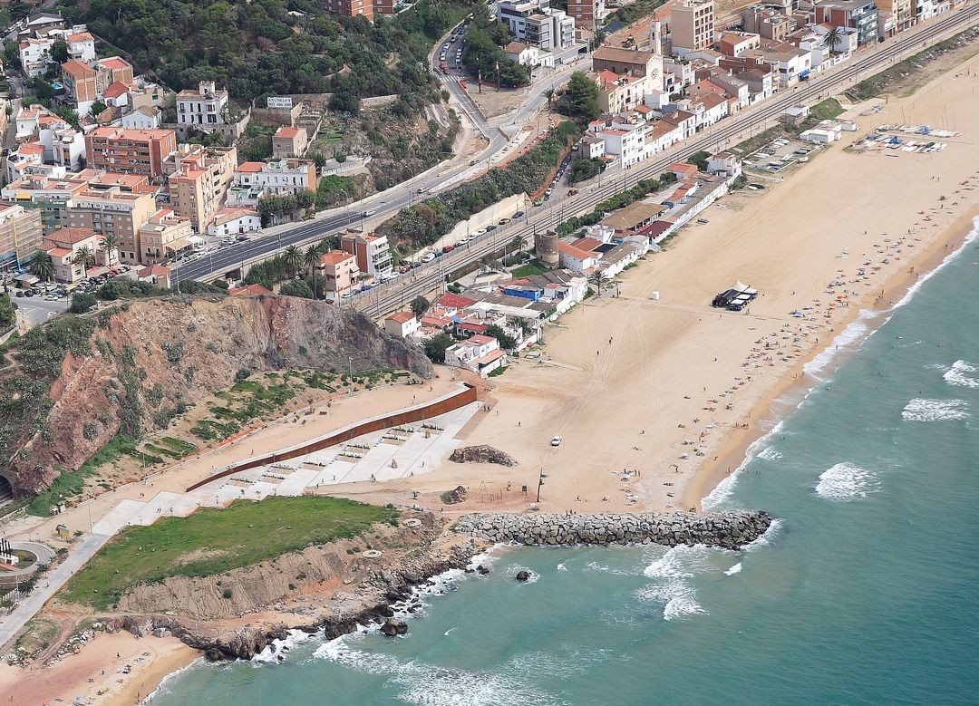 Playa Sant Joan, Montgat, Barcelona / Fuente: mapama.gob.es