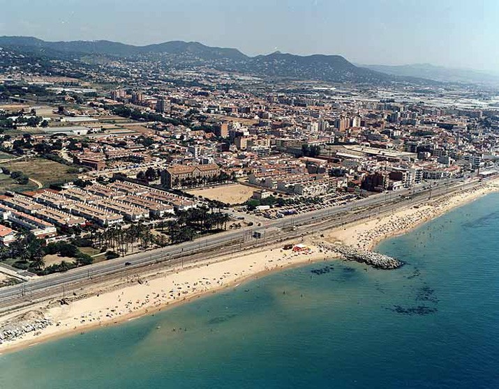 Playa Platja de Ponent, Premià de Mar, Barcelona / Fuente: mapama.gob.es