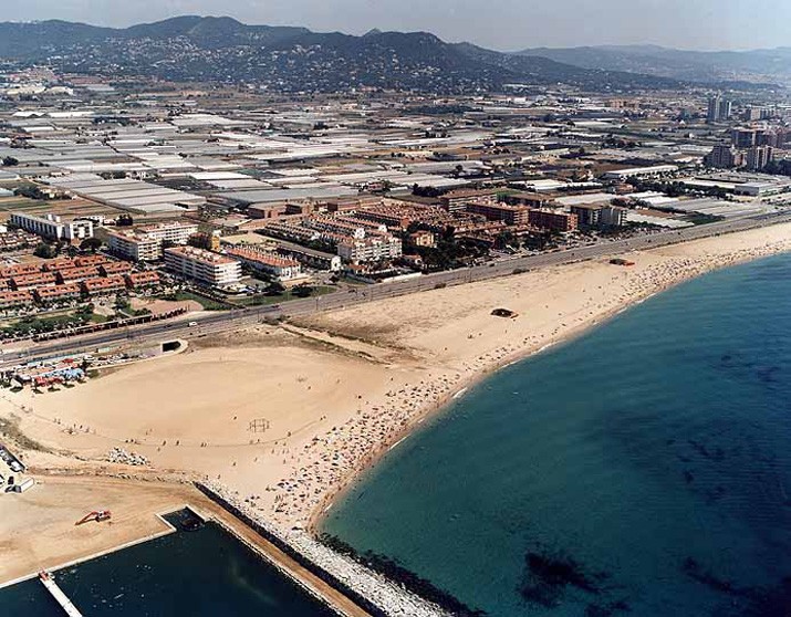 Playa Platja de Llevant, Premià de Mar, Barcelona / Fuente: mapama.gob.es