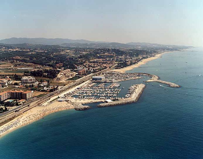 Playa Les Barques, Sant Andreu de Llavaneres, Barcelona / Fuente: mapama.gob.es