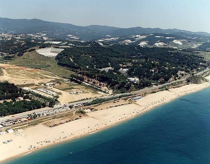 Playa Roques Blanques, Sant Pol de Mar, Barcelona / Fuente: mapama.gob.es