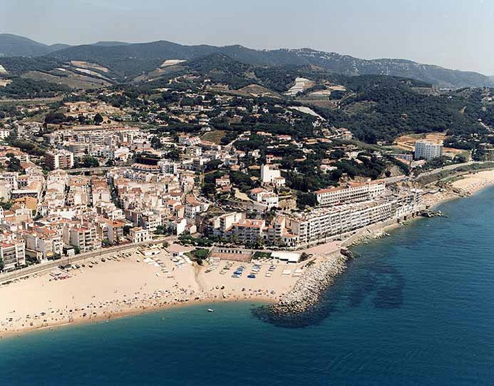 Playa Les Escaletes, Sant Pol de Mar, Barcelona / Fuente: mapama.gob.es