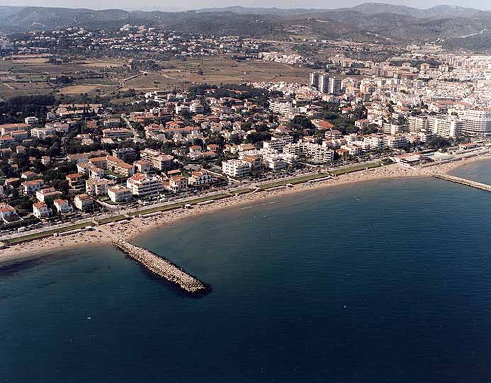 Playa L'Estanyol, Sitges, Barcelona / Fuente: mapama.gob.es