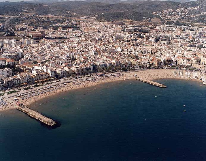 Playa La Ribera, Sitges, Barcelona / Fuente: mapama.gob.es