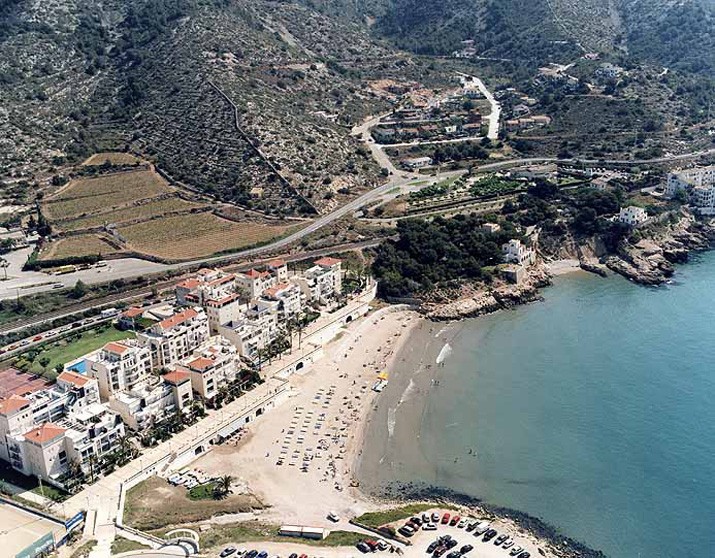 Playa Aiguadolç, Sitges, Barcelona / Fuente: mapama.gob.es