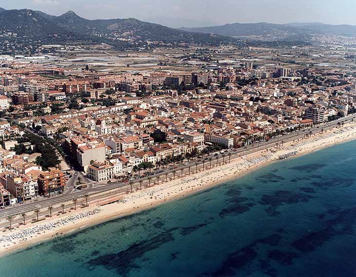 Playa L'Astillero, Vilassar de Mar, Barcelona / Fuente: mapama.gob.es