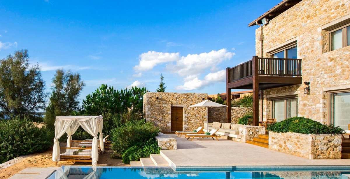 Una de las villas del complejo The Romanos