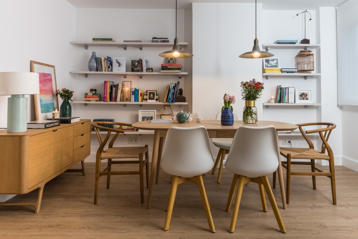 El aparador está inspirado en los años 60