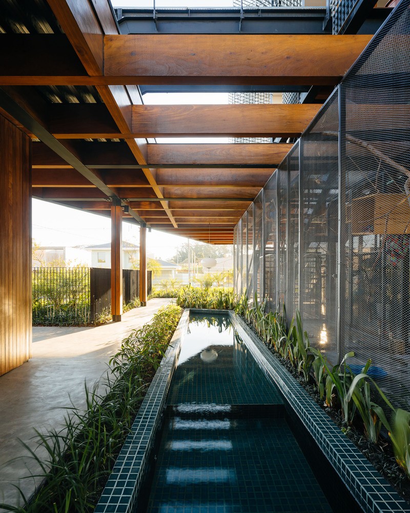 La vivienda se construyó en 2017