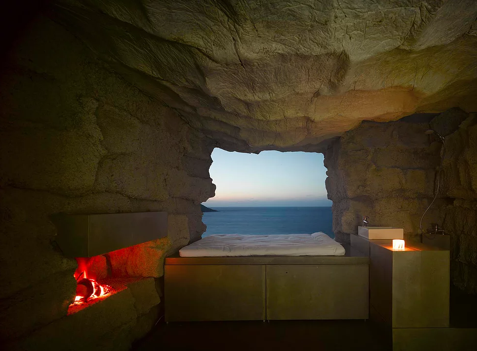 Se rellenó el centro de heno para crear el espacio