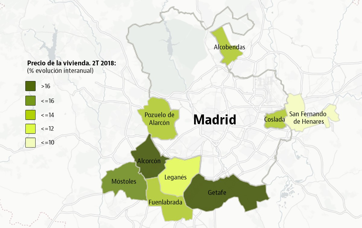 De L’Hospitalet a Alcorcón: así está el precio de las casas en la periferia de Barcelona y Madrid