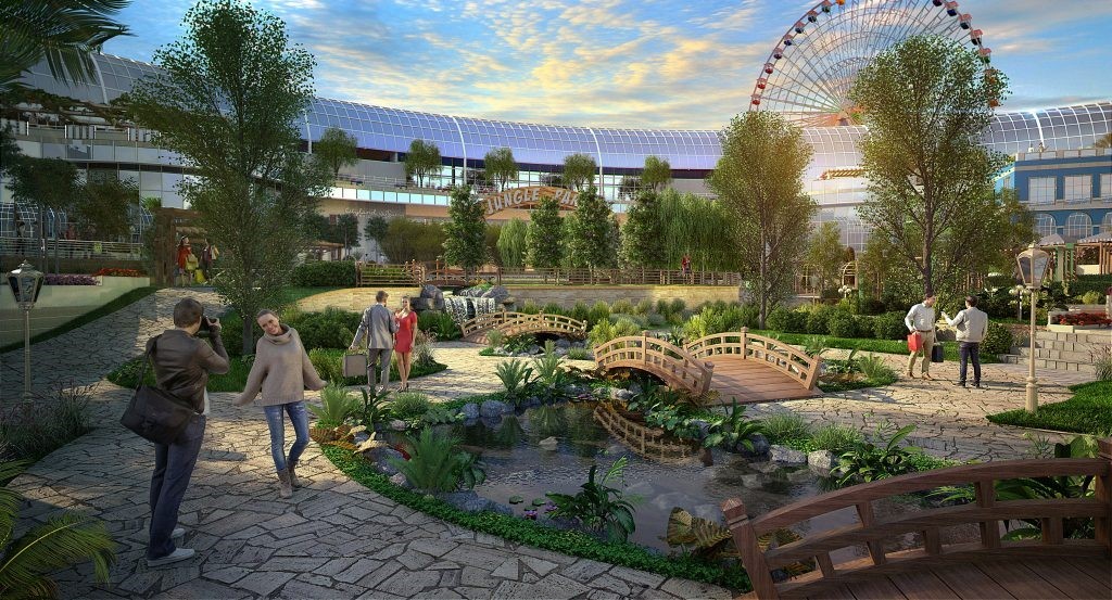 Incluirá un teatro, un hipermercado y un parque acuático