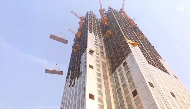 Mini Sky City, el rascacielos que se construyó en 19 días