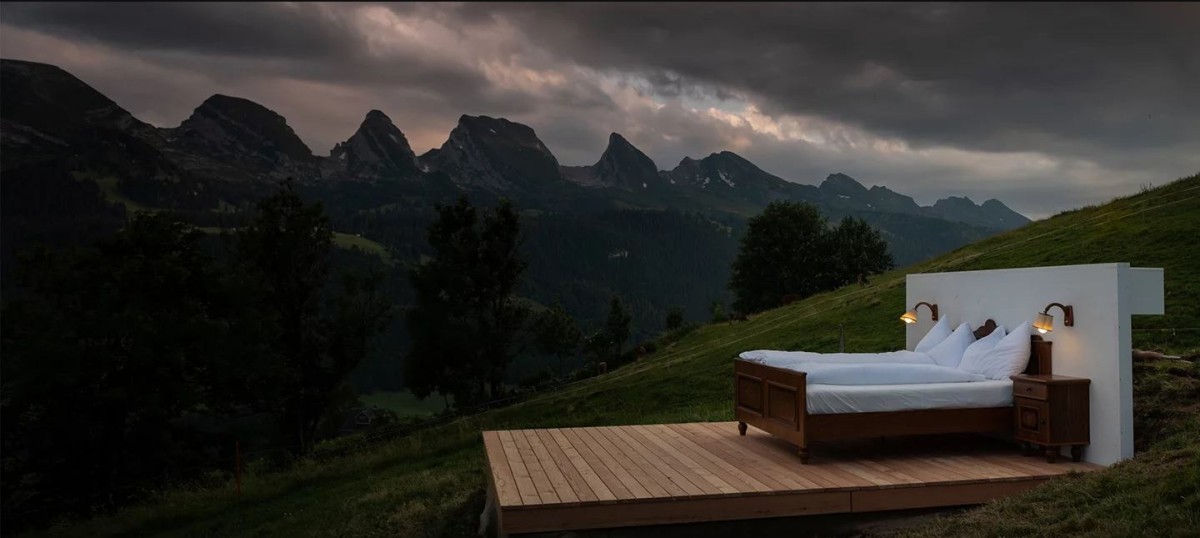 Un hotel de lujo sin techo ni paredes