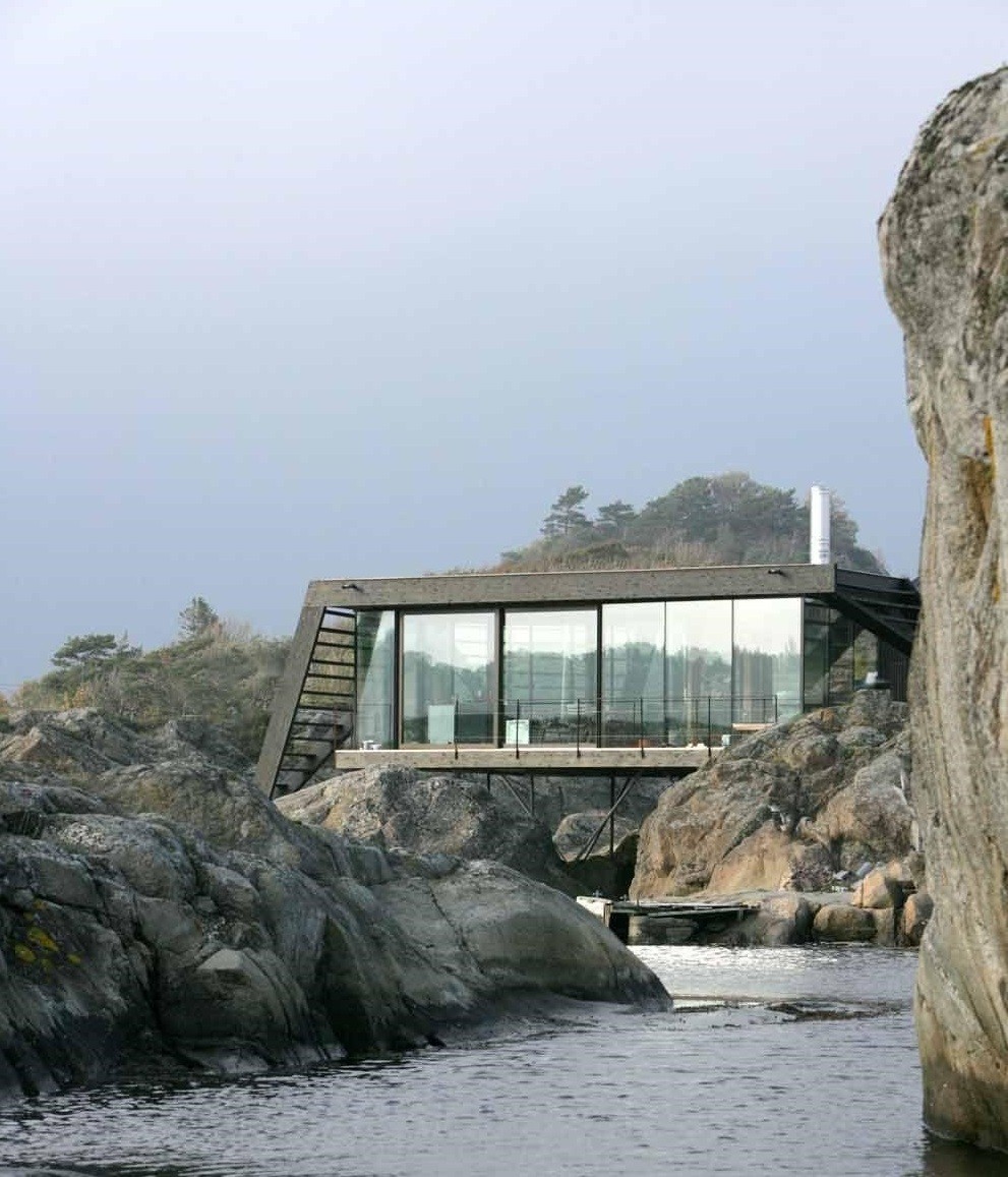 Solo se puede acceder en barco