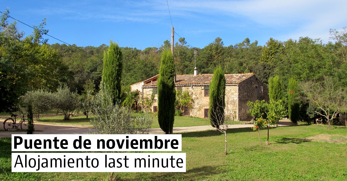 Casas rurales de última hora para escaparte el puente de noviembre