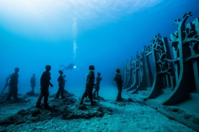 Überquerung des Rubikon / Jason deCaires Taylor