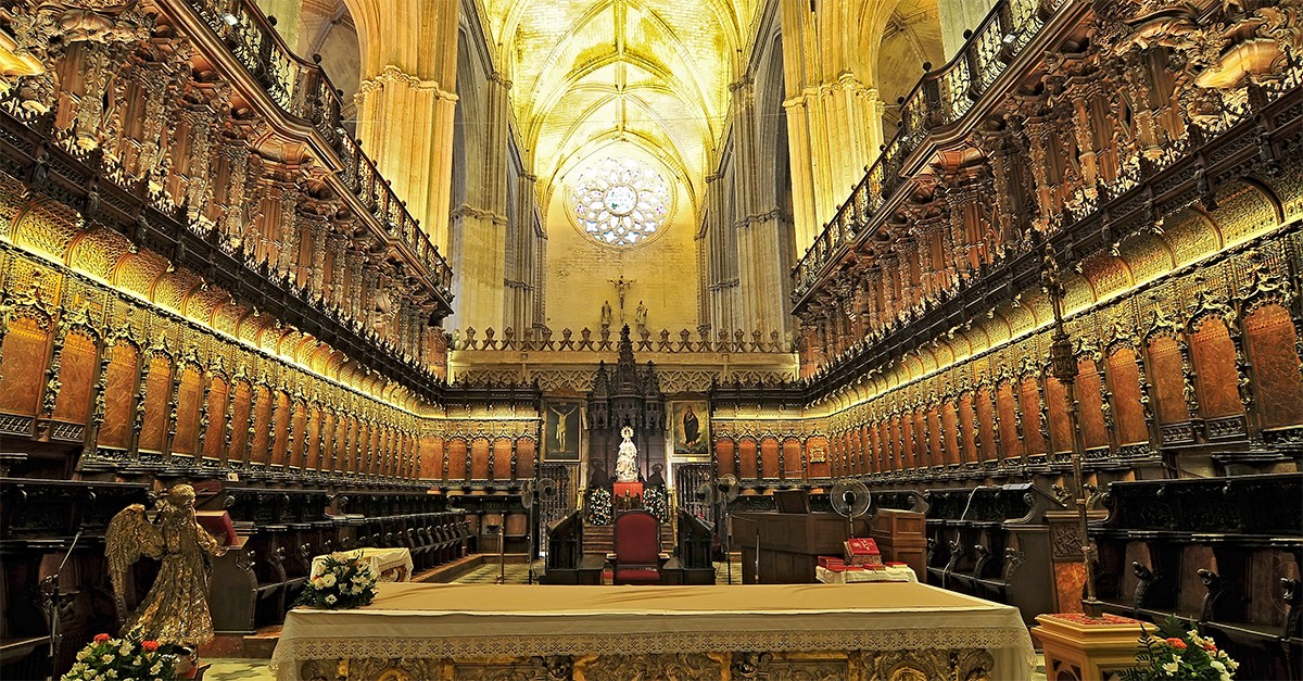 A Catedral de Sevilha é o palco do Baile dos Seis / Gtres A Catedral de Sevilha é o palco do Baile dos Seis / Gtres