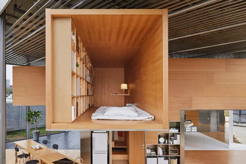 Un cajón de madera como dormitorio: esta insólita solución habitacional podría llegar a Shangái