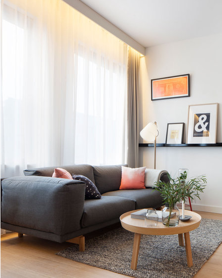 La idea es no crear obstáculos visuales