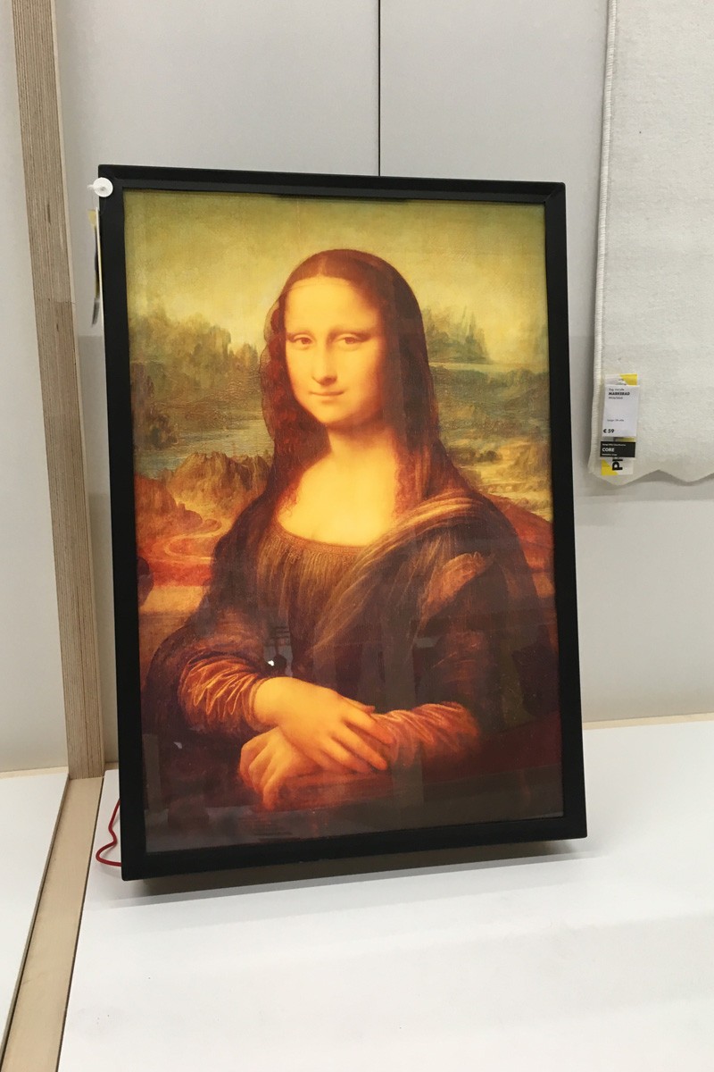 Cuadro Mona Lisa: 49 euros cuadro_ikea_mona_lisa