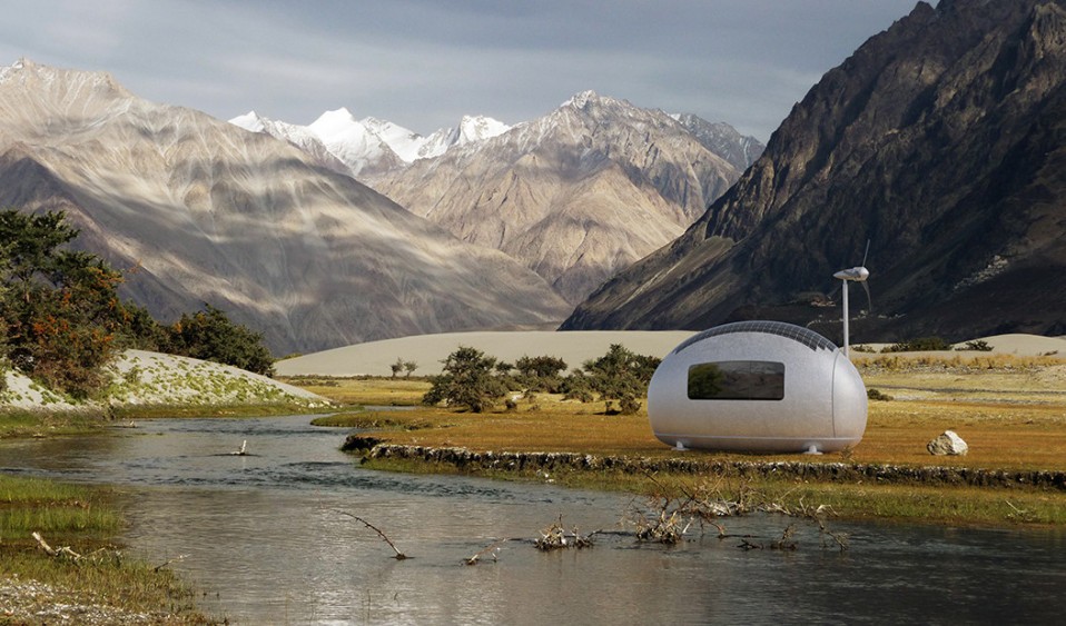 Casas-cápsula para vivir en cualquier parte del mundo ecocapsula
