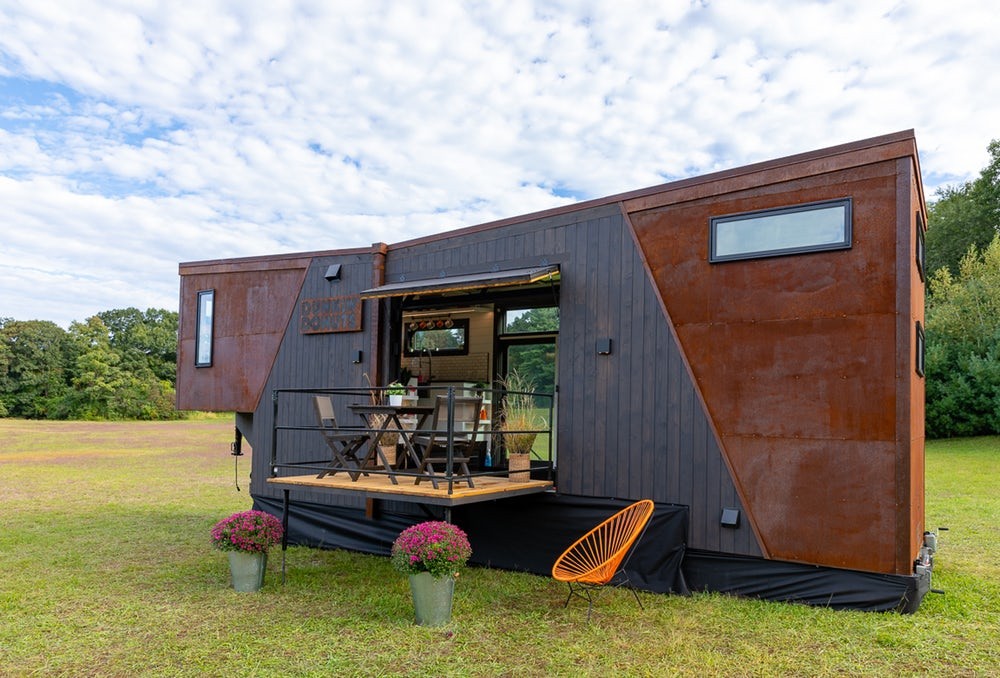 La minicasa diseñada por Dunkin Donuts que funciona con café molido