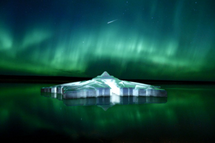 Diseños locos: un hotel con forma de copo de nieve para disfrutar de la aurora boreal