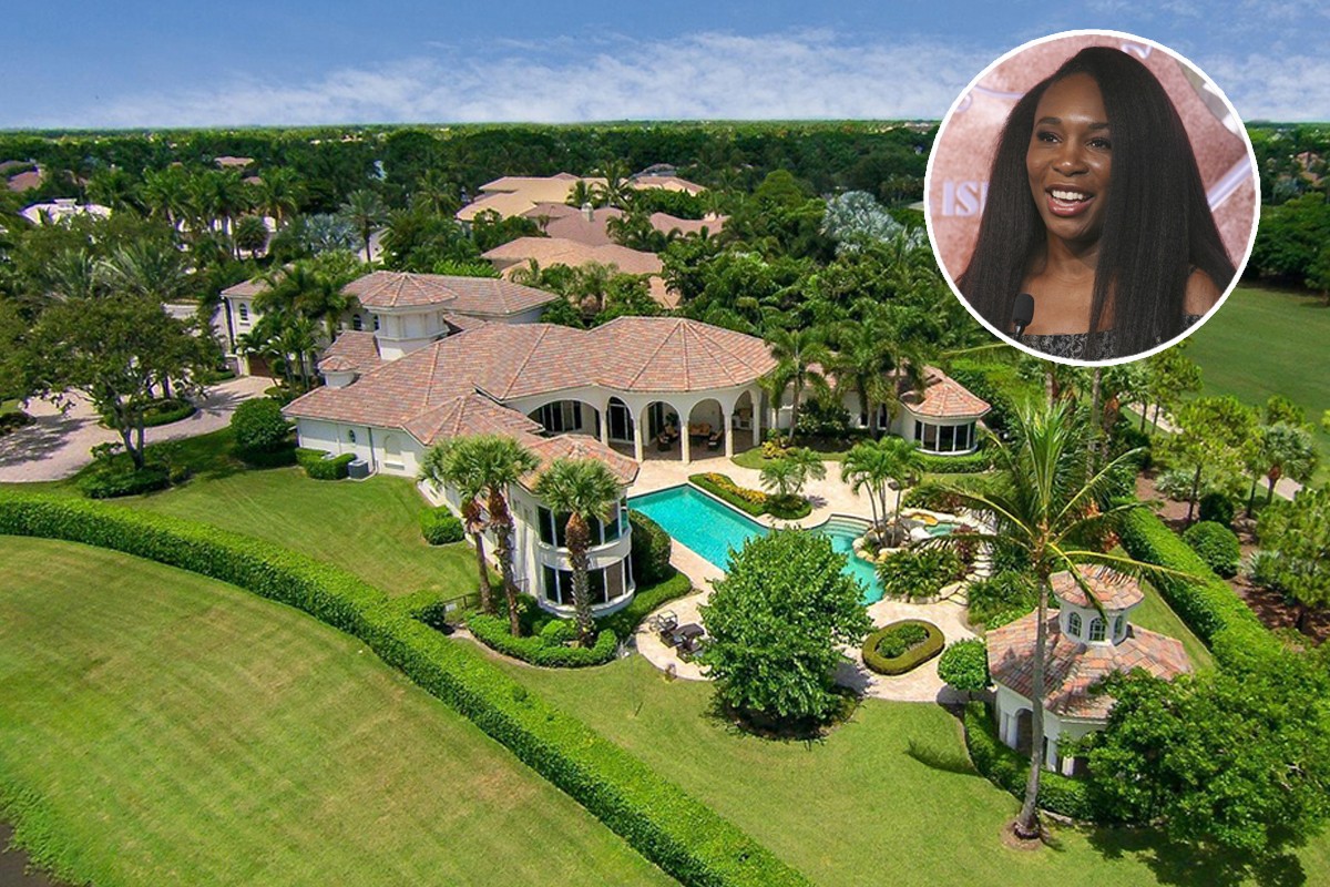 La estrella del tenis Venus Williams pone a la venta su mansión de Florida por 2,36 millones de euros