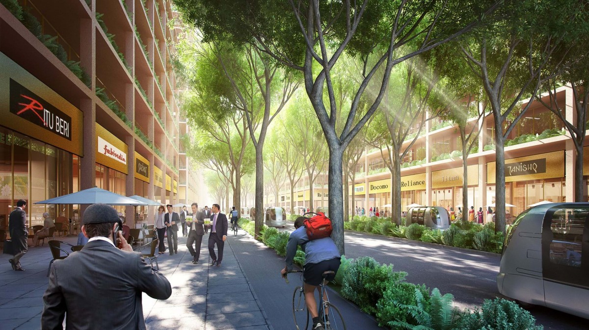 Esta ciudad india diseñada por Norman Foster quiere ser la más sostenible del mundo