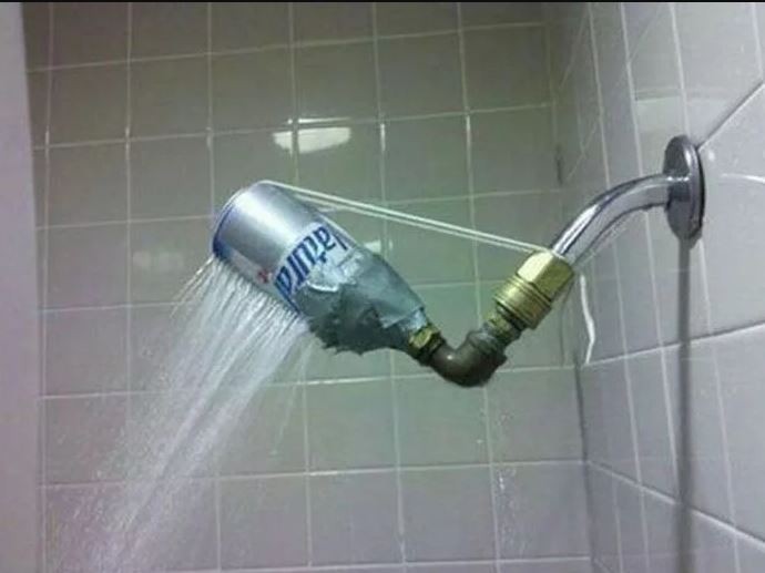 Imagen gráfica de ingeniería ducha