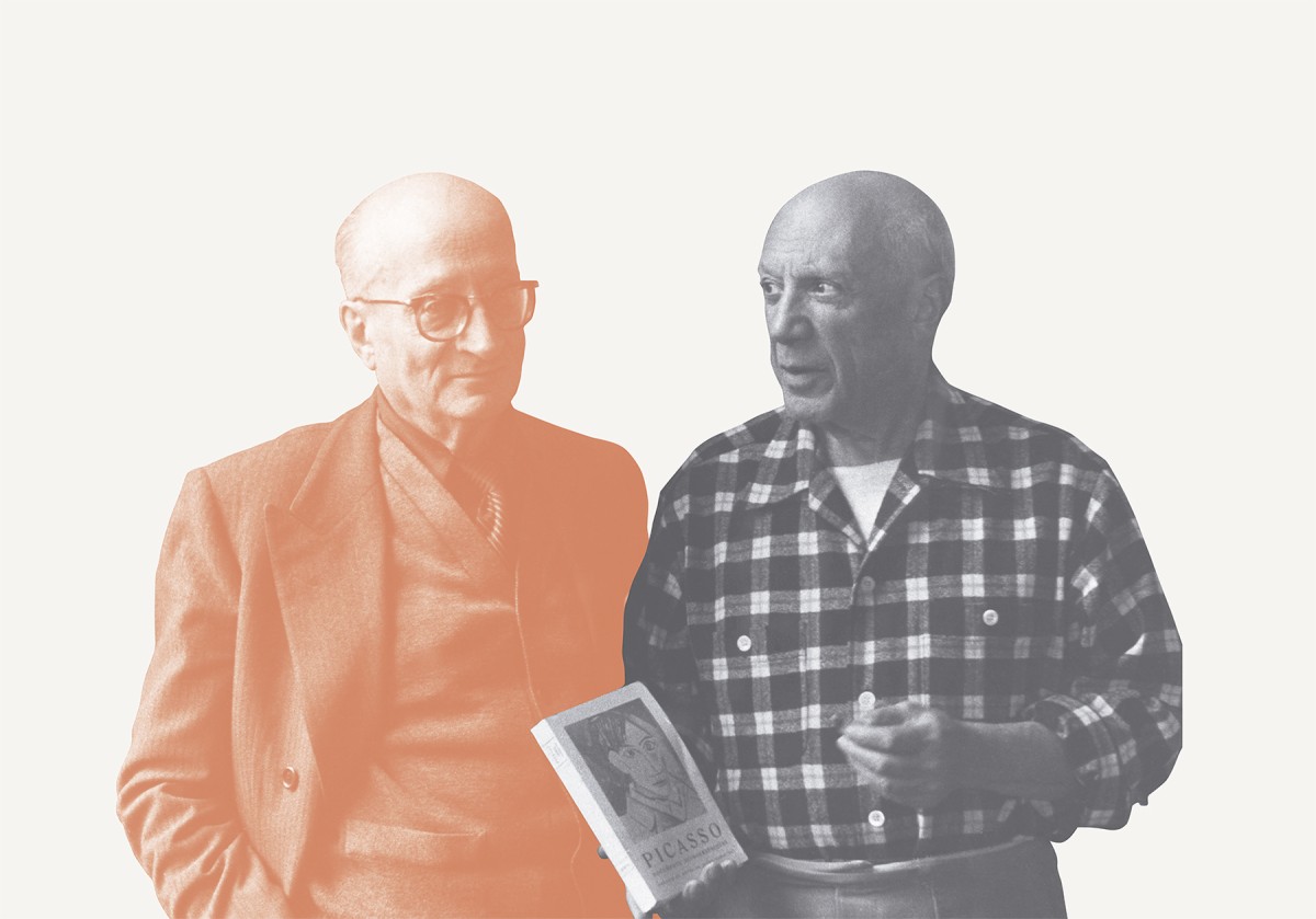 Sabartés por Picasso por Sabartés, en Barcelona