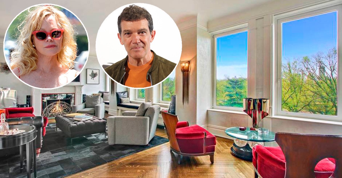 Antonio Banderas rebaja el precio del apartamento que vende en Manhattan y que compartía con Melanie Griffith