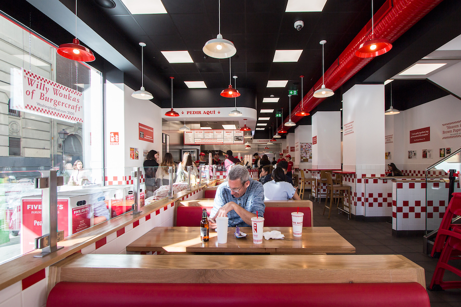Restaurante Five Guys Madrid