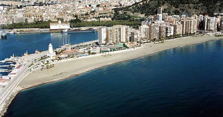 Playa la Malagueta, Малага / mapama.gob.es