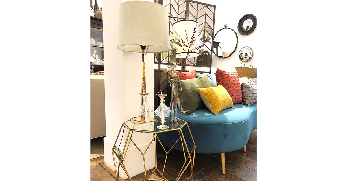 una bonita mesilla para el salón