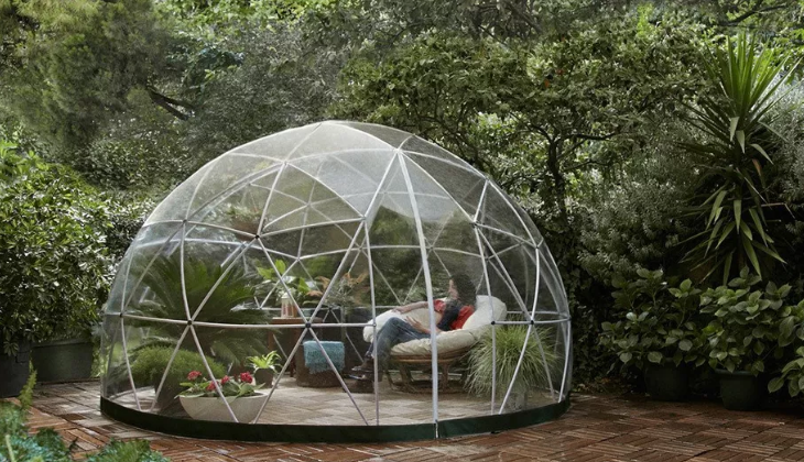 Amazon vende lo último para el jardín: casetas con cúpula geodésica —  idealista/news