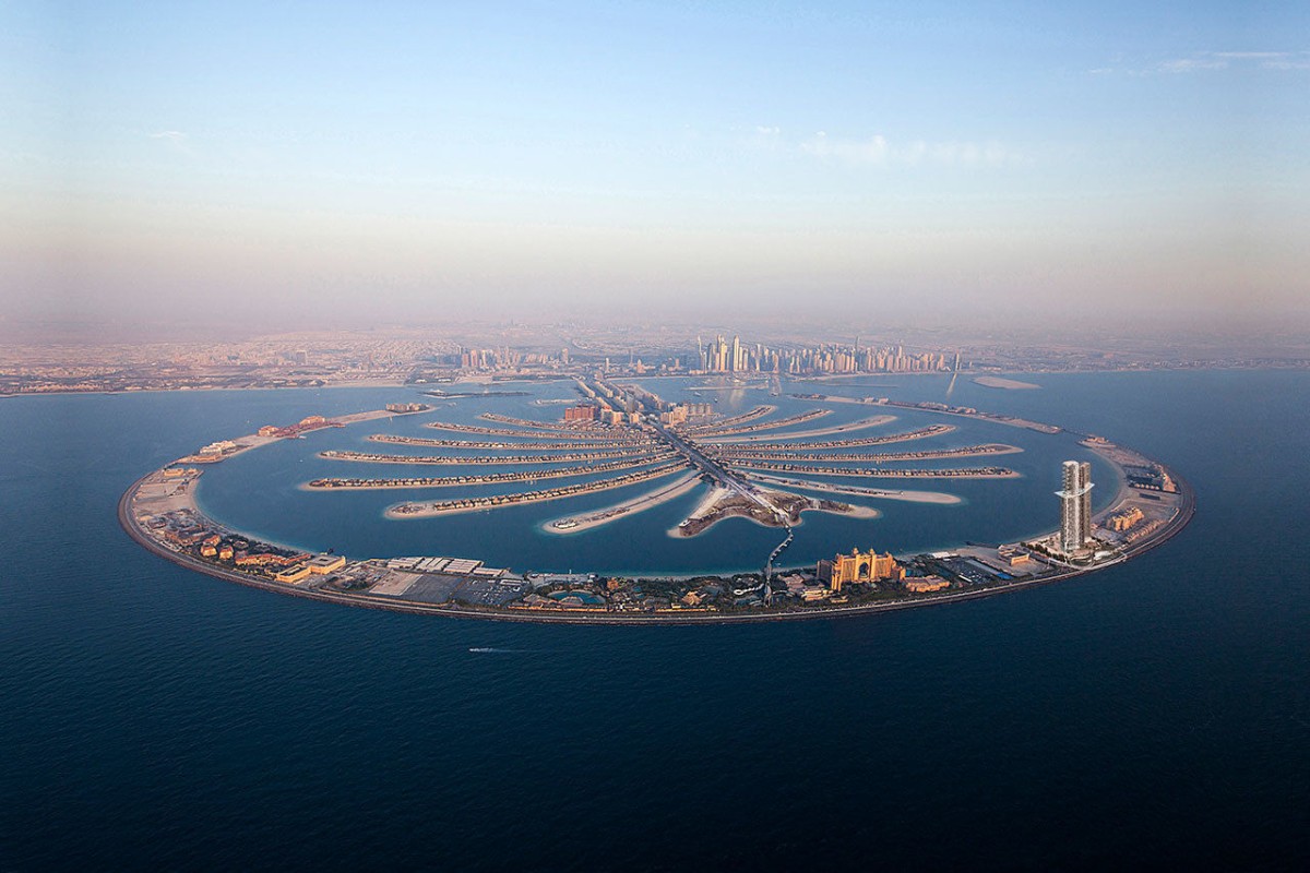 Vista aérea de Palm Jumeirah