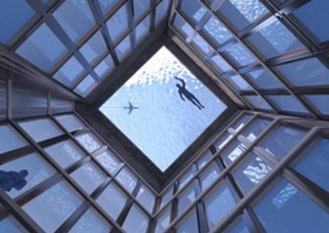 Una piscina infinita en la azotea de un rascacielos y sin entrada, el último proyecto loco de Londres