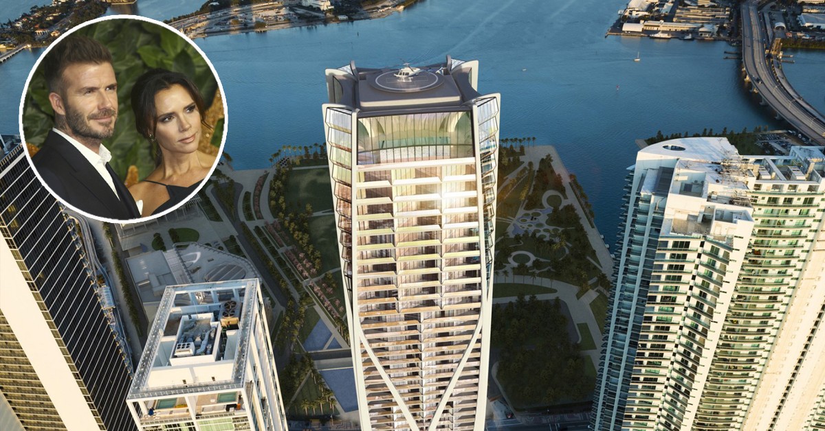 La familia Beckham busca un nuevo hogar en el rascacielos diseñado por Zaha Hadid en Miami