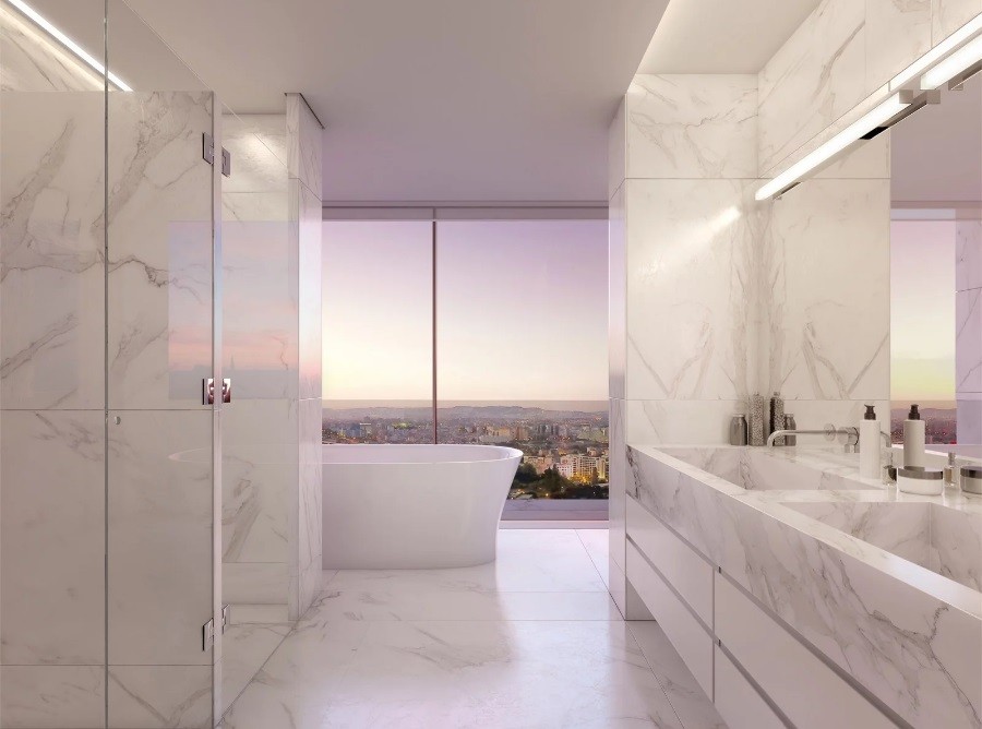 El lujo está en el mármol