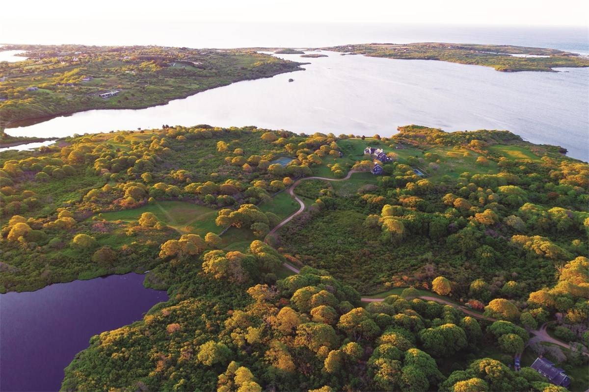 Vistas aérea de la finca