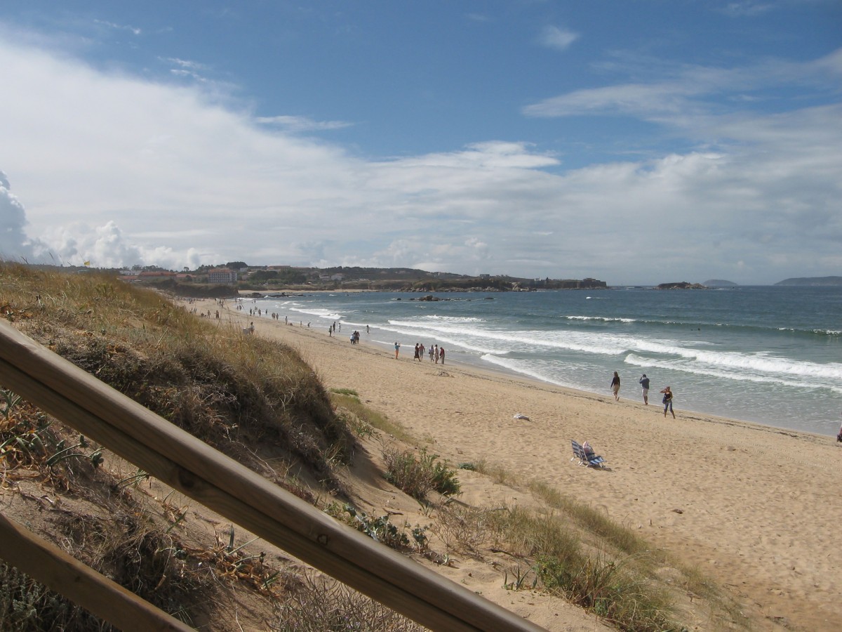 Vista da praia de A Lanzada 