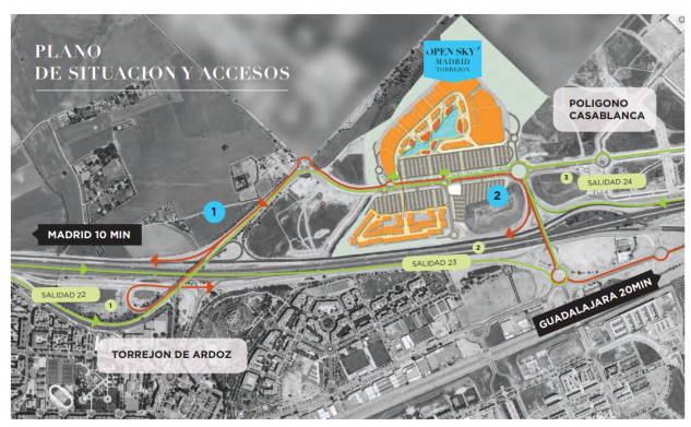 Situación y accesos al centro