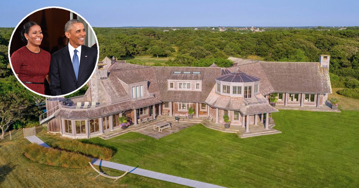 La familia Obama quiere comprar esta mansión de 15 millones en Martha's Vineyard